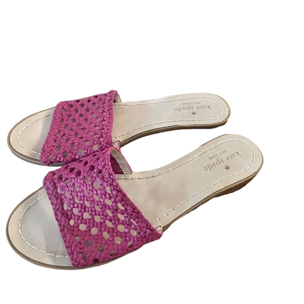 KATE SPADE slip ons. Has a lot of life left in them.